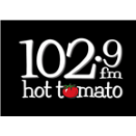 102.9FM Hot Tomato logo