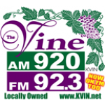 The Vine 92.3 FM logo