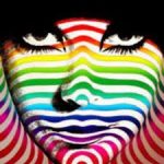 Psychedelicized logo