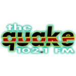 The Quake 102.1 logo