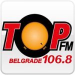 106.8 TOP FM Belgrade logo